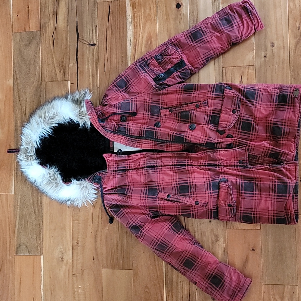 ***END OF SEASON SALE****Ralph Lauren Denim & Supply Plaid Winter Jacket - Small